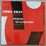 Honorable Abba Eban : Reads From The Psalms Ecclesiastes In English And Hebrew (LP)