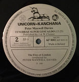 Peter Maxwell Davies, Fires Of London : Ave Maris Stella / Tenebrae Super Gesualdo (LP, Amb)