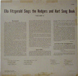 Ella Fitzgerald : Sings The Rodgers And Hart Song Book Volume 2 (LP, Album, Mono)