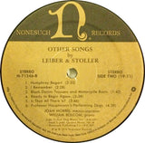 Joan Morris And William Bolcom : Other Songs By Leiber & Stoller (LP, Album)