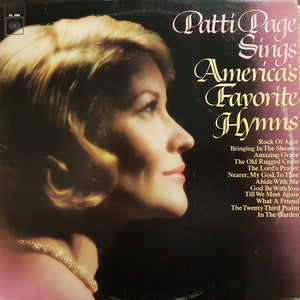 Patti Page : Patti Page Sings America's Favorite Hymns (LP, Album, Mono)