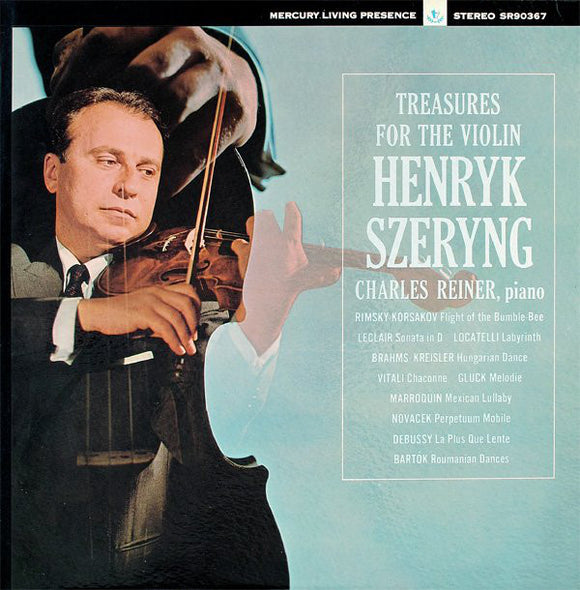 Henryk Szeryng, Charles Reiner : Treasures For The Violin (LP)