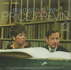 Leontyne Price, André Previn : Right As The Rain (LP)