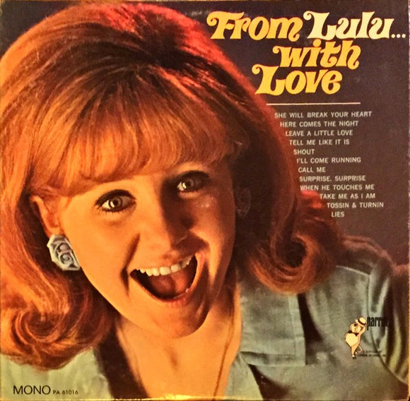 Lulu : From Lulu...With Love (LP, Album, Mono)