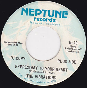 The Vibrations : Expressway To Your Heart /  Who's Gonna Help Me Now? (7", Single, Promo)