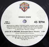 Chaka Khan : Love Of A Lifetime (12", Maxi)