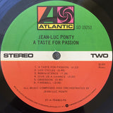 Jean-Luc Ponty : A Taste For Passion (LP, Album, PR )