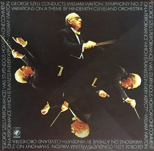 George Szell, The Cleveland Orchestra, Sir William Walton : Variations On A Theme By Hindemith / Symphony No. 2 (LP, Album)