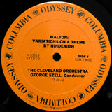 George Szell, The Cleveland Orchestra, Sir William Walton : Variations On A Theme By Hindemith / Symphony No. 2 (LP, Album)