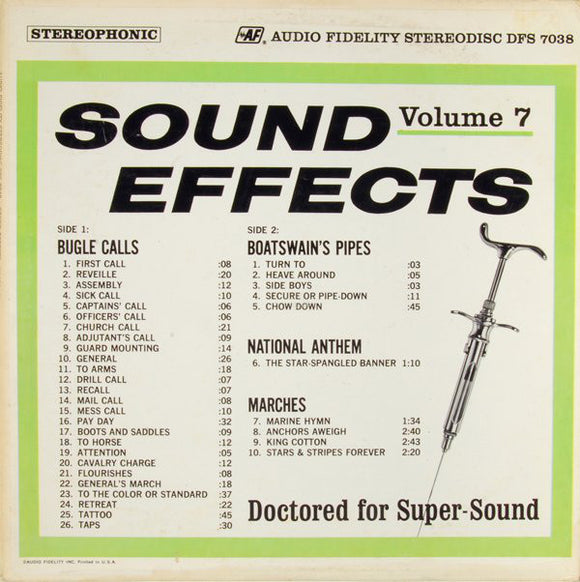 Unknown Artist : Sound Effects, Volume 7 (LP)