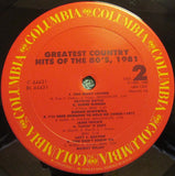 Various : Greatest Country Hits Of The 80's, 1981 (LP, Comp)