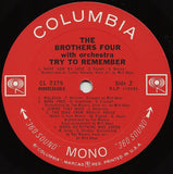 The Brothers Four : Try To Remember (LP, Album, Mono)