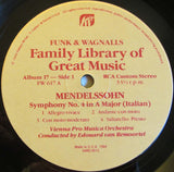 Felix Mendelssohn-Bartholdy : Symphony No. 4 (Italian),Music Form A Midsummer Night's Dream (LP, Album, RE)