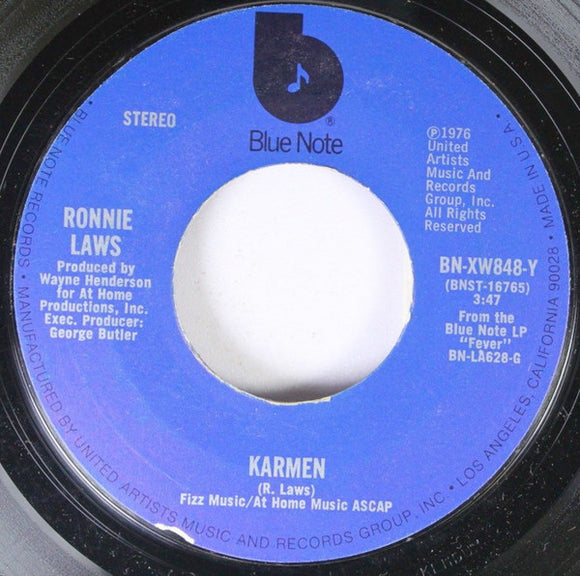 Ronnie Laws :  Karmen / All The Time (7