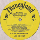 Mickey Mouse Club : Mousekedances And Other Mousketeer Favorites (LP, Comp)