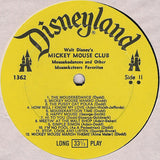 Mickey Mouse Club : Mousekedances And Other Mousketeer Favorites (LP, Comp)