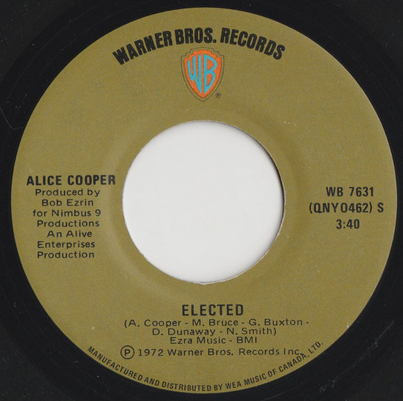 Alice Cooper : Elected / Luney Tune (7