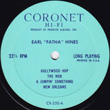 Earl Hines : Earl "Fatha" Hines (LP, Comp, Mono)