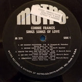 Connie Francis : Sings Songs Of Love (LP, Comp, Mono)