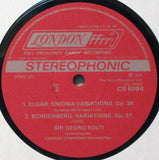 Sir Edward Elgar & Arnold Schoenberg : Enigma Variations; Variations, Op. 31 (LP)