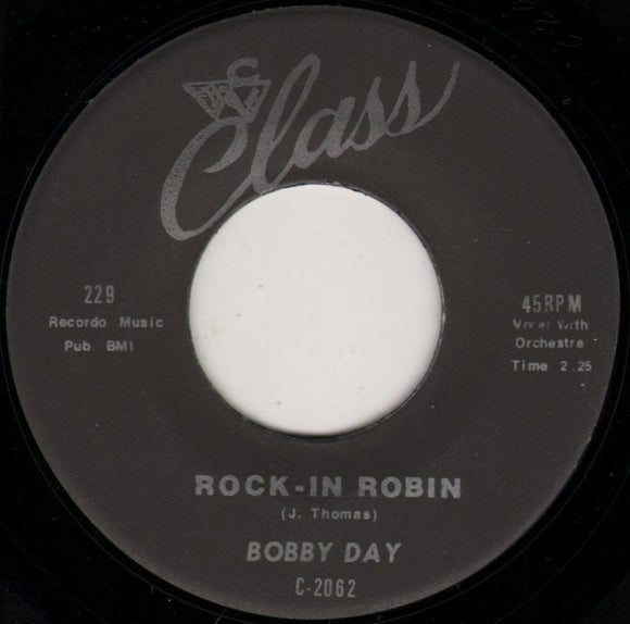 Bobby Day : Rock-In Robin / Over And Over (7