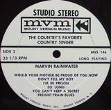 Marvin Rainwater : The Country's Favorite Country Singer (LP, Album)