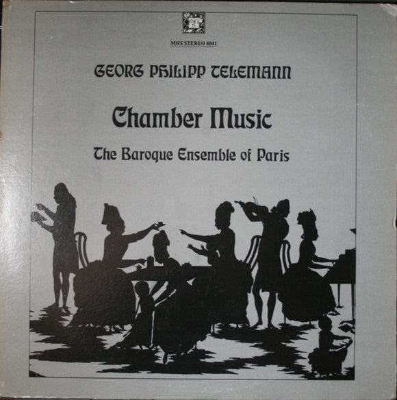 Georg Philipp Telemann / Ensemble Baroque De Paris : Chamber Music (LP, Album)