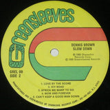 Dennis Brown : Slow Down (LP, Album)