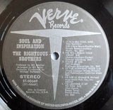 The Righteous Brothers : Soul & Inspiration (LP, Album, Club)