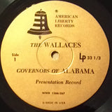 George Wallace (9), Lurleen Wallace : The Wallaces, Governors Of Alabama (LP, Album, Mono)