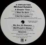 Michael Katakis : A Simpler Time (LP, Album, Promo)