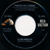 Elvis Presley : Puppet On A String / Wooden Heart (7", Roc)