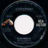 Elvis Presley : (Such An) Easy Question / It Feels So Right (7", Single, Roc)