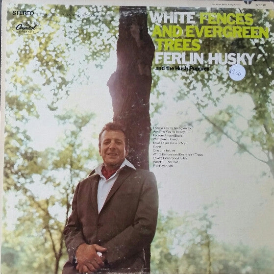 Ferlin Husky : White Fences And Evergreen Trees (LP, Album)