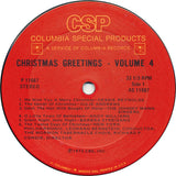 Various : Christmas Greetings Volume 4 (LP, Album)