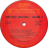 Various : Christmas Greetings Volume 4 (LP, Album)