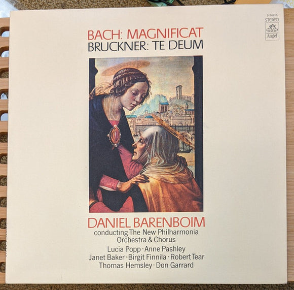 Johann Sebastian Bach / Anton Bruckner - Daniel Barenboim, New Philharmonia Orchestra And New Philharmonia Chorus : Magnificat / Te Deum (LP)