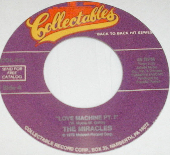 The Miracles : Love Machine (7