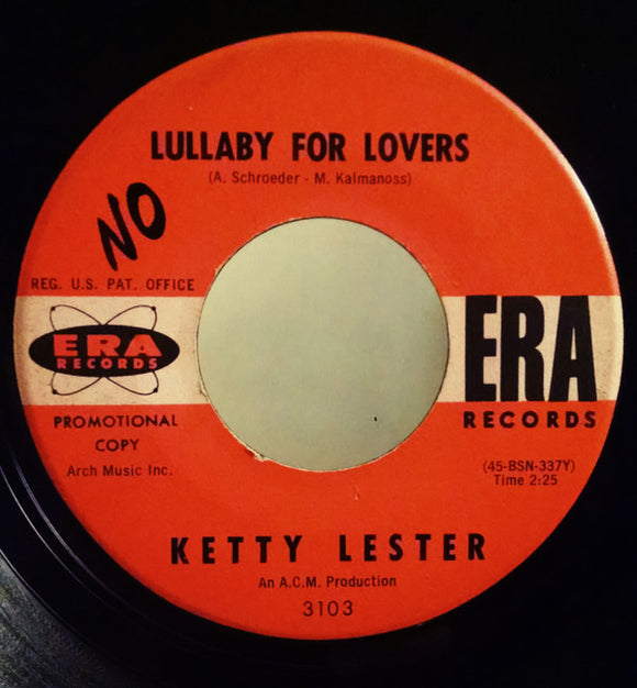 Ketty Lester : Lullaby For Lovers (7