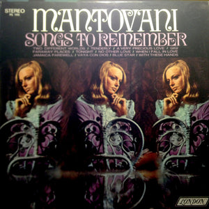 Mantovani And His Orchestra : Songs To Remember (LP)