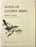 Donald J. Borror : Songs Of Eastern Birds (LP)