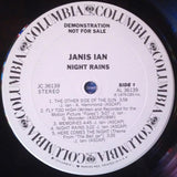 Janis Ian : Night Rains (LP, Album, Promo)