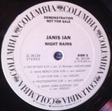 Janis Ian : Night Rains (LP, Album, Promo)