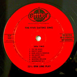 The Five Satins : The 5 Satins Sing (LP, Album, Mono)