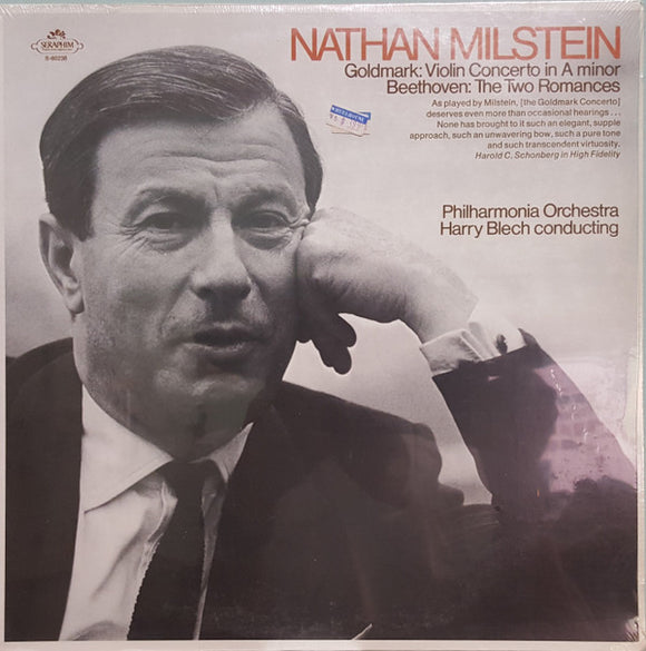 Goldmark* / Beethoven* - Nathan Milstein, Harry Blech, Philharmonia Orchestra : Violin Concerto In A Minor / The Two Romances (LP)