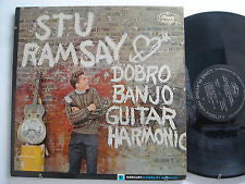 Stu Ramsay (2) : Stu Ramsay Loves Dobro Banjo Guitar Harmonica (LP, Mono)