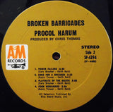 Procol Harum : Broken Barricades (LP, Album, Pit)