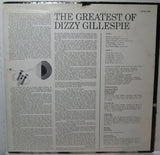 Dizzy Gillespie : The Greatest Of Dizzy Gillespie (LP, Comp, Mono)