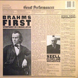 Brahms* / Szell*, Cleveland Orchestra* : First Symphony In C Minor, Op. 68 (LP, Album, RM)