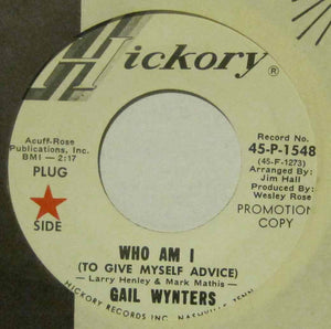 Gail Wynters : Who Am I (To Give Myself Advice) (7", Single, Promo)